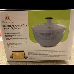 Quickdry salad spinner